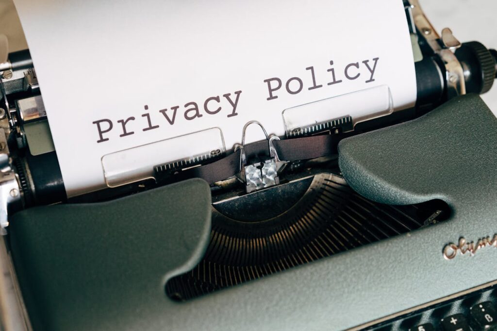 website privacy policy